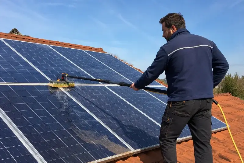 Nettoyage et entretien de panneaux solaires à Sainte-Foy